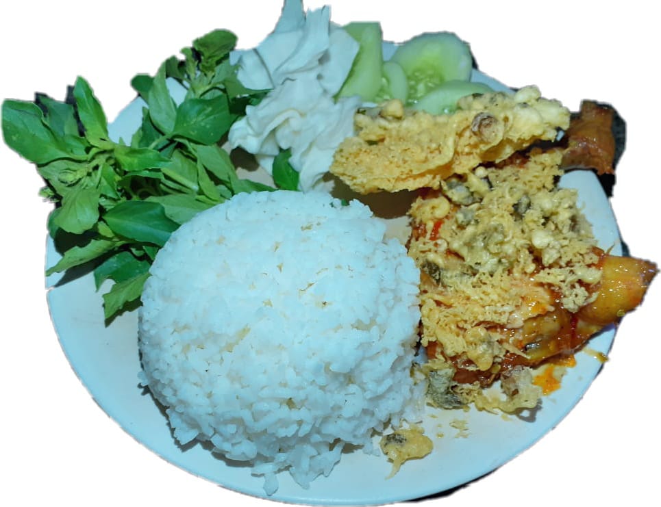 AYAM GEPUK MINI + NASI