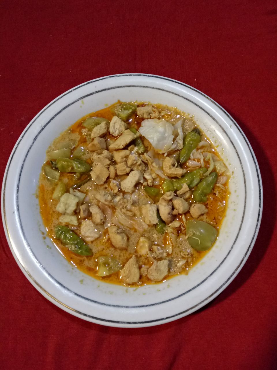 tongseng ayam + nasi
