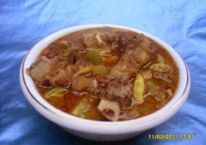 tongseng iga + nasi