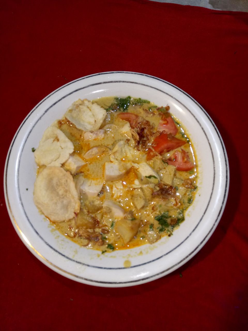 soto betawi ayam + nasi