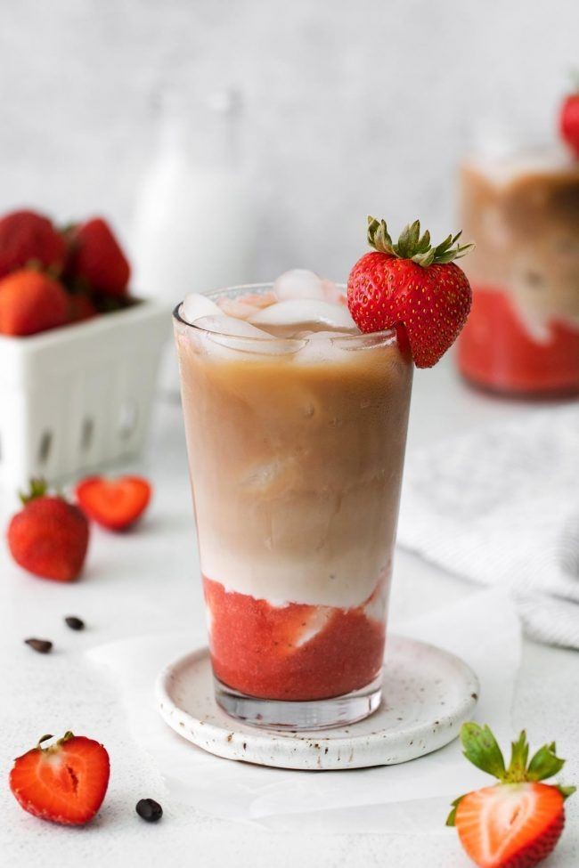 Strawberry coffelatte