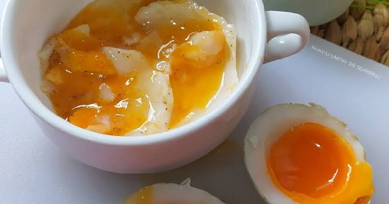 Telur 1/2 Matang