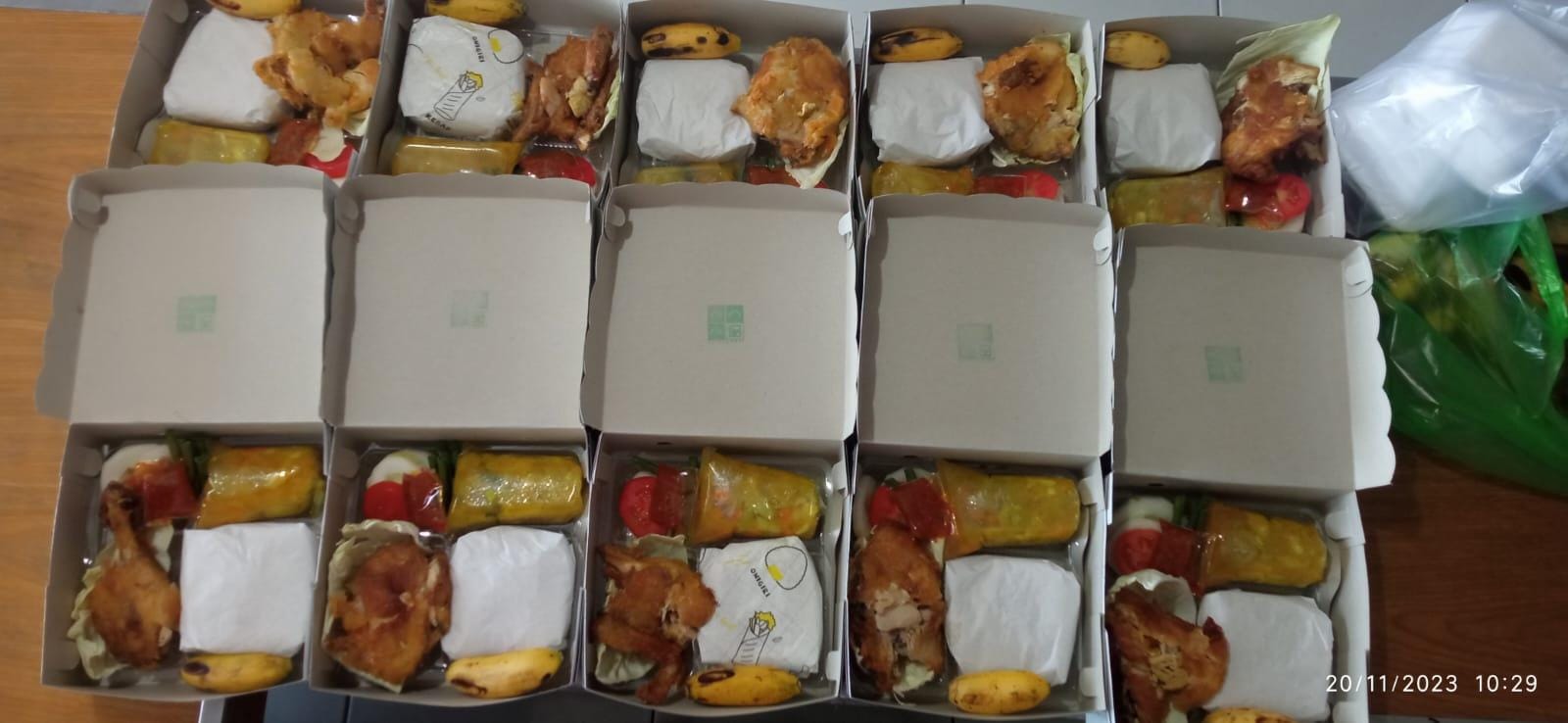 NASI KOTAK UNTUK UJIAN