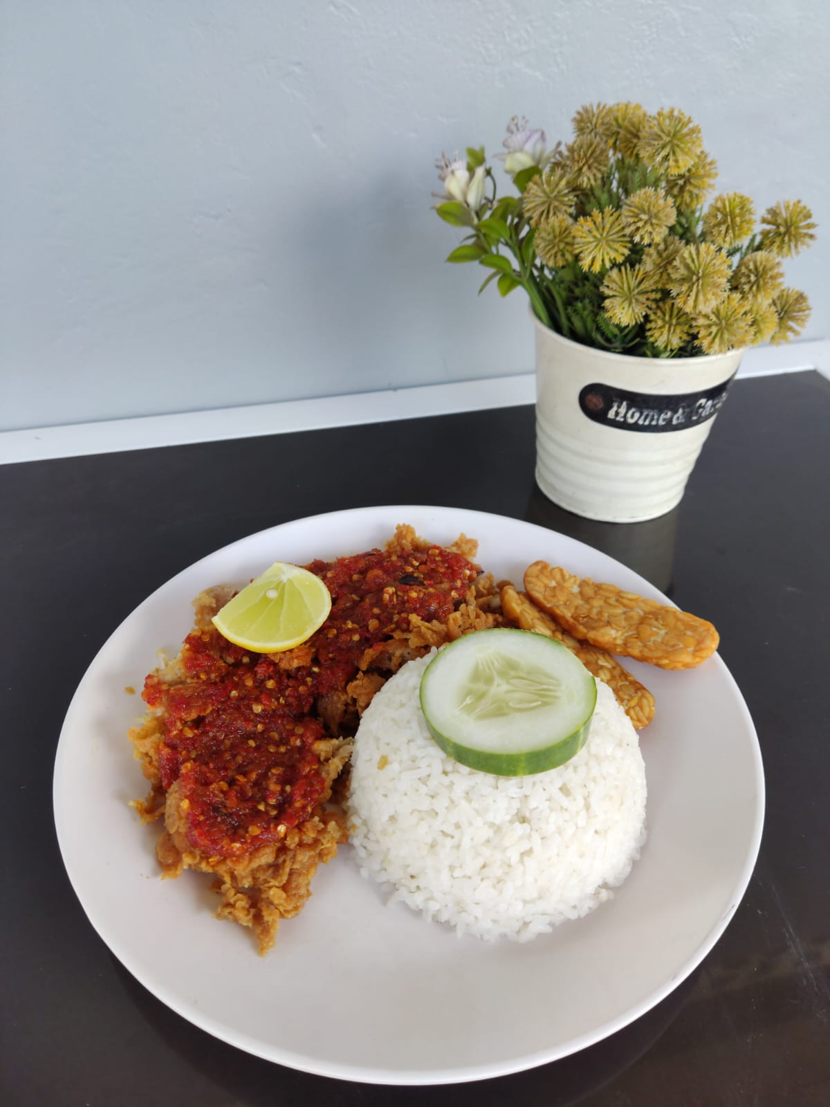 Nasi + Ayam Geprek